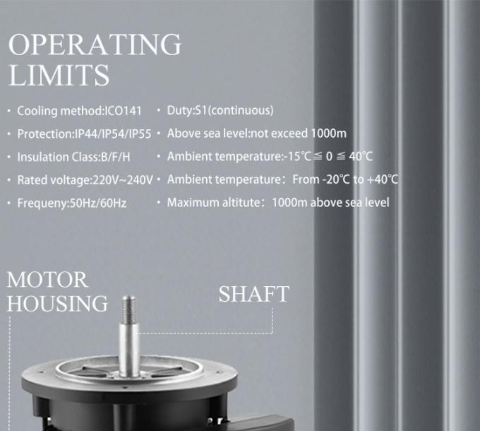 Động cơ bơm hồ bơi 2800 vòng/phút một pha không đồng bộ với vỏ nhôm chống thấm nước và tần số 220V 50Hz 2